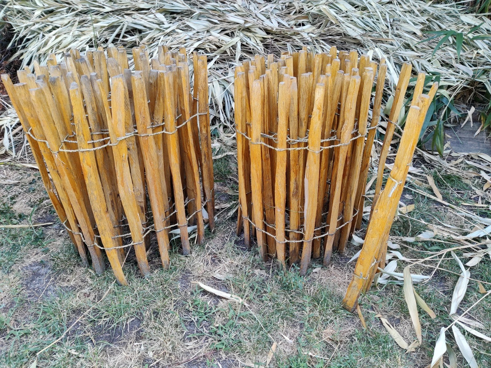 Twee rollen houten tuinhek / schapenhek, Ophalen, Nieuw, Hout, Tuinhek