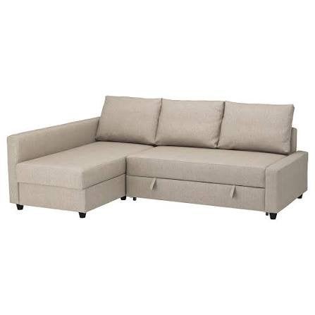 Ikea Friheten slaapbank beige - €100-, ., Beige, Tweepersoons, .
