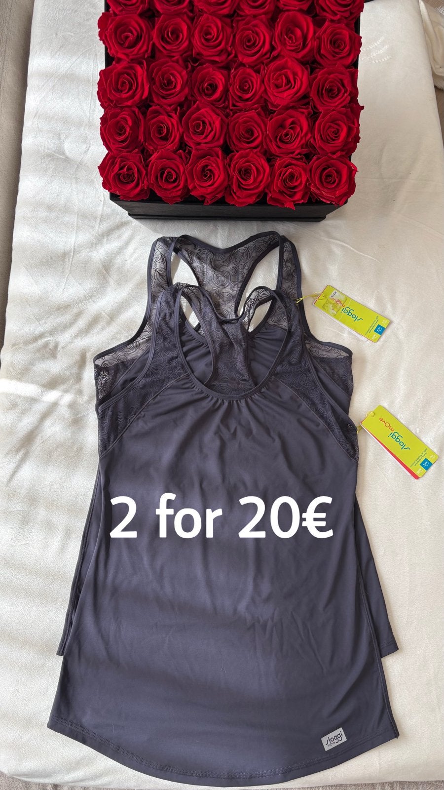 2x Sloggi mOve Flex Sporttop Maat S - Nieuw met kaartjes