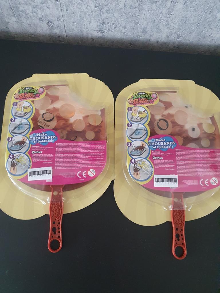 2 Nieuwe Bellenblaas Sets - Zoinks Sweety Bubbles, Ophalen of Verzenden, Nieuw