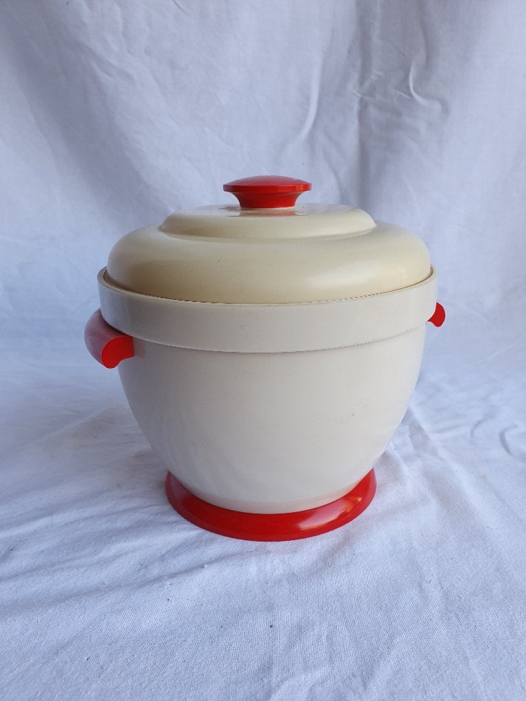 Retro vintage design ijsemmer / ijsbeker – jaren 60, Ophalen of Verzenden, Huis en Inrichting