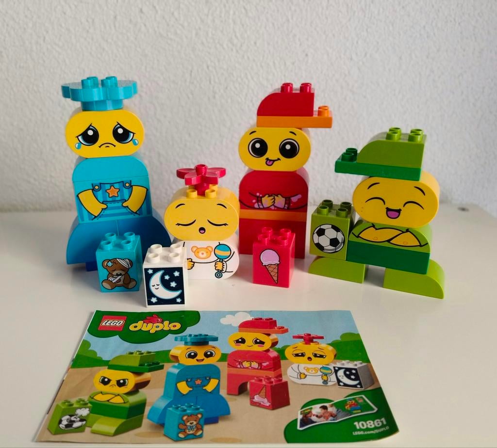Duplo 10861 Mijn eerste emoties, Compleet, Ophalen of Verzenden, Zo goed als nieuw, Duplo