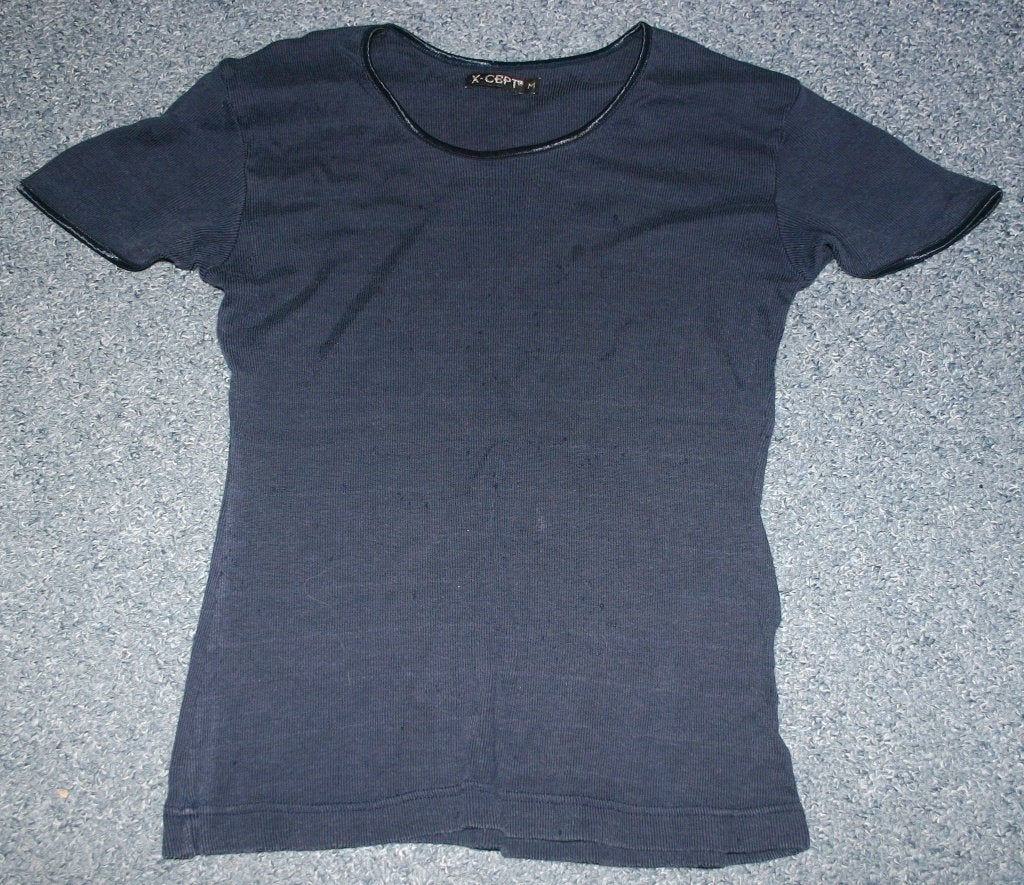 Donkerblauwe top X-Cept mt M zgan, Maat 38/40 (M), Blauw, X-Cept, Ophalen of Verzenden