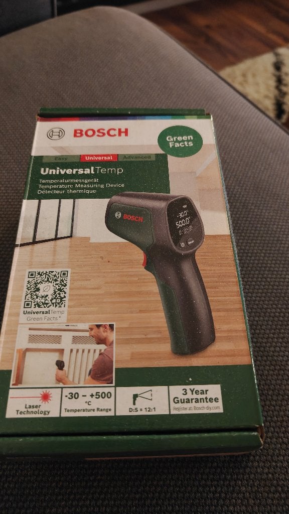 Bosch UniversalTemp infrarood thermometer., Ophalen, Zo goed als nieuw, Temperatuur