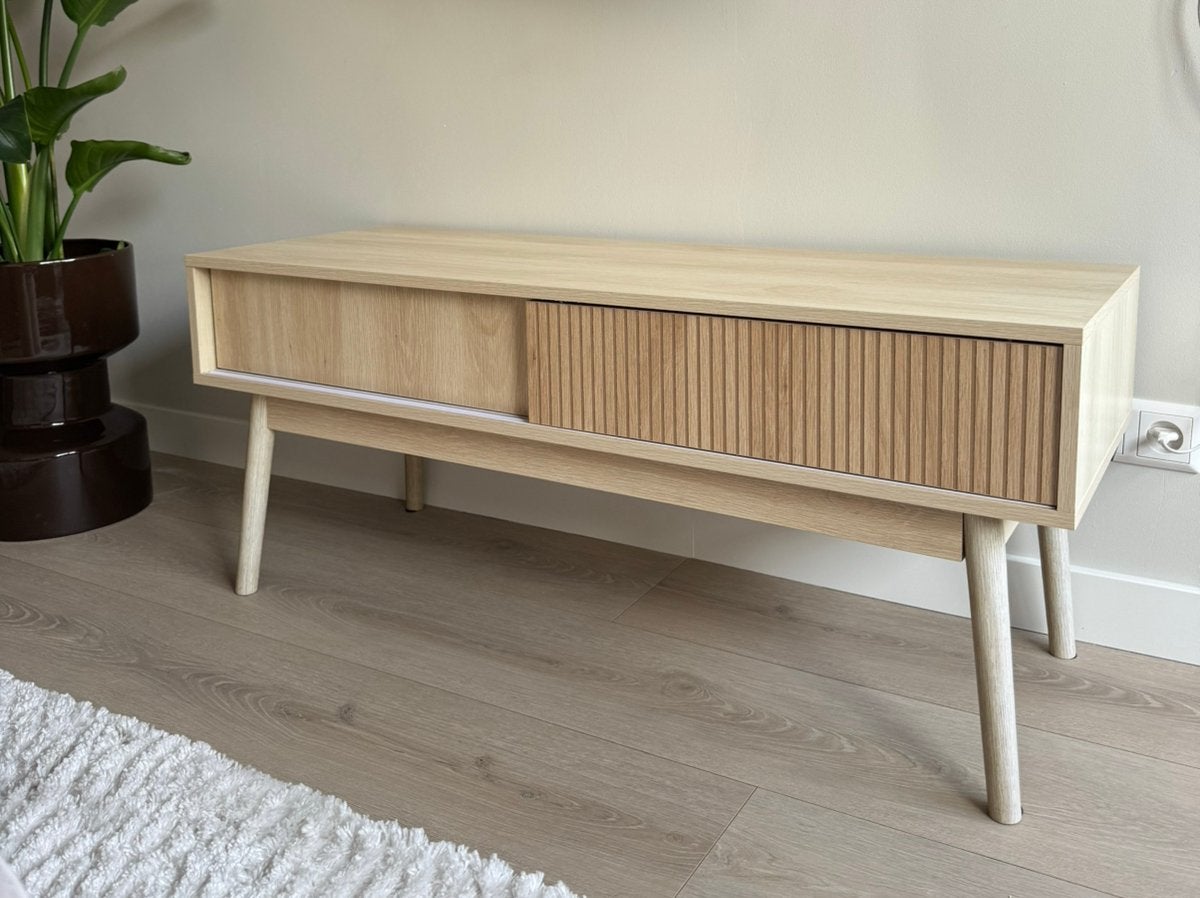 Tv meubel, Ophalen, Gebruikt, 100 tot 150 cm, Minder dan 100 cm