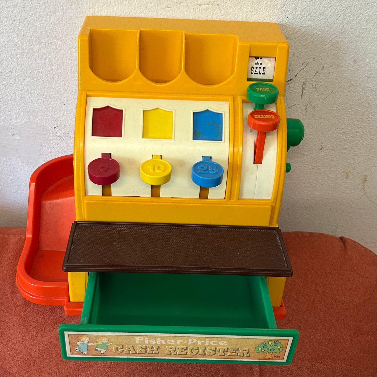 Vintage Fisher-Price Kassa Speelgoed, Kinderen en Baby's, Speelgoed | Fisher-Price, Ophalen, Gebruikt, Overige typen