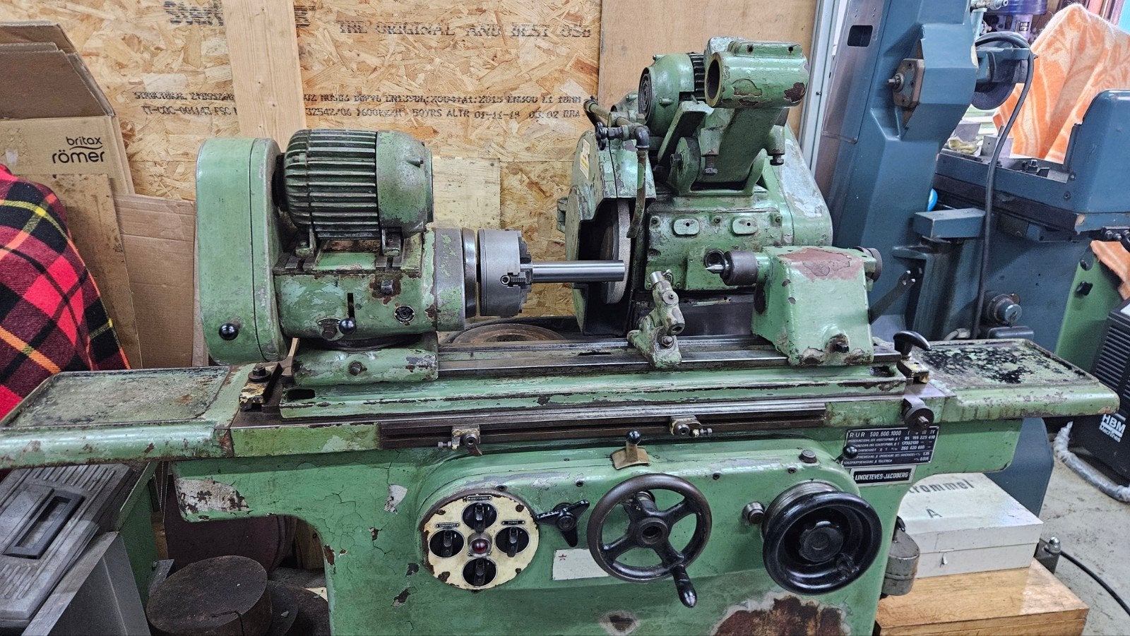RUR 500 rondslijpmachine, Ophalen, Gebruikt, Metaaldraaibank