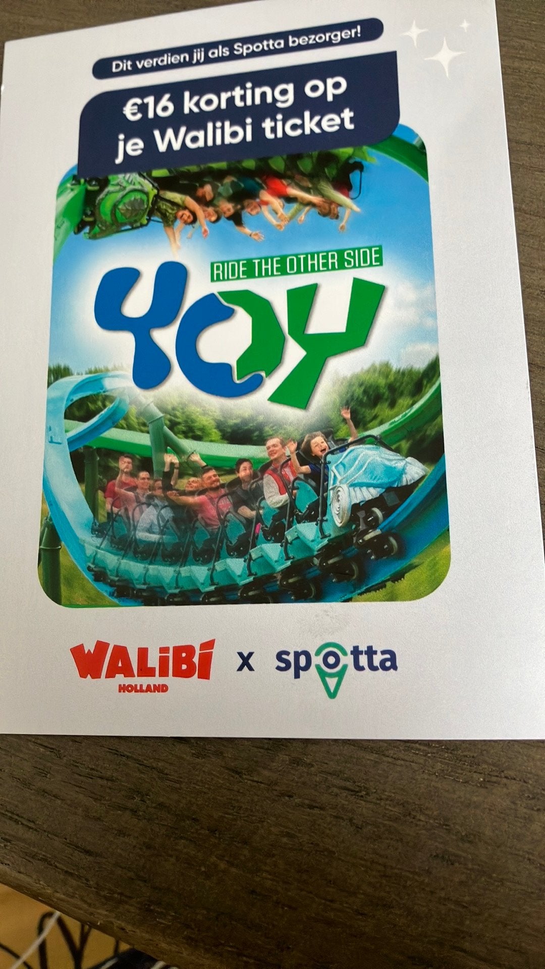Walibi € 16 korting