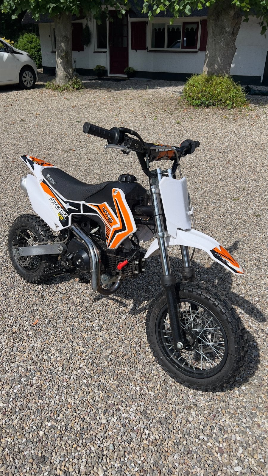 Pitbike 110cc 4t nitro storm v2, Ophalen, Zo goed als nieuw, Pitbike