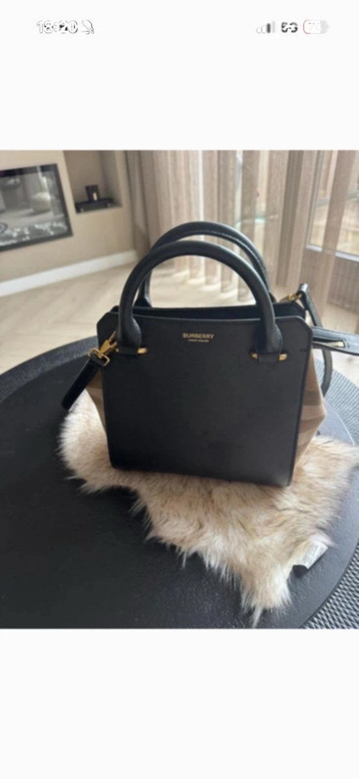 Originele Burberry tas, Ophalen of Verzenden, Zo goed als nieuw, Beige, Handtas
