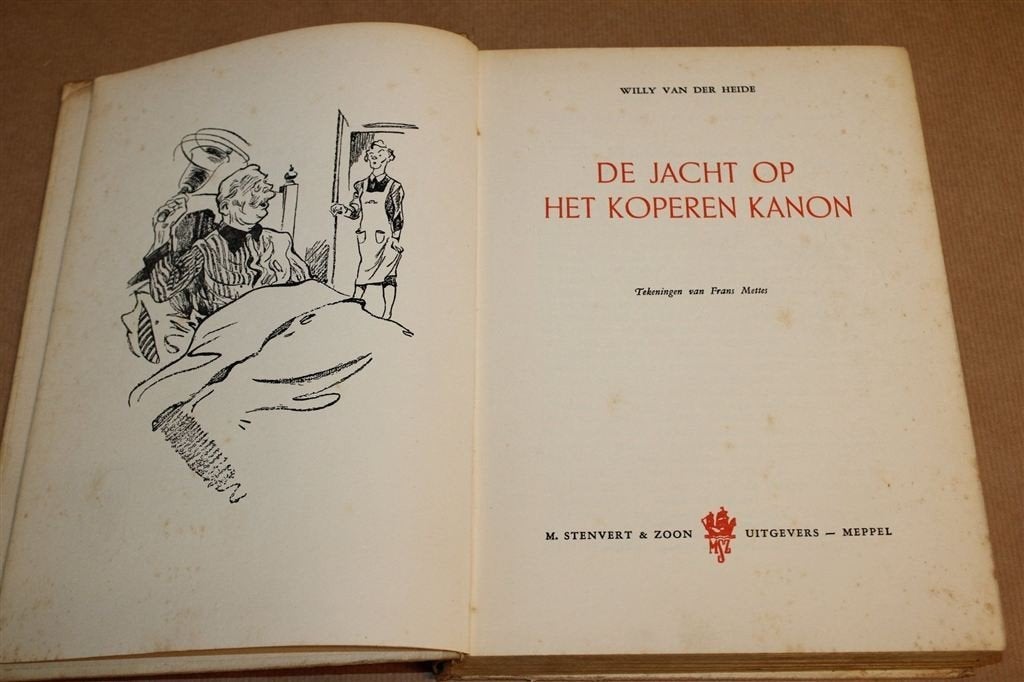 acht op het Koperen Kanon — vd Heide, Bob Evers 1e dr 1950, Ophalen of Verzenden, Gelezen