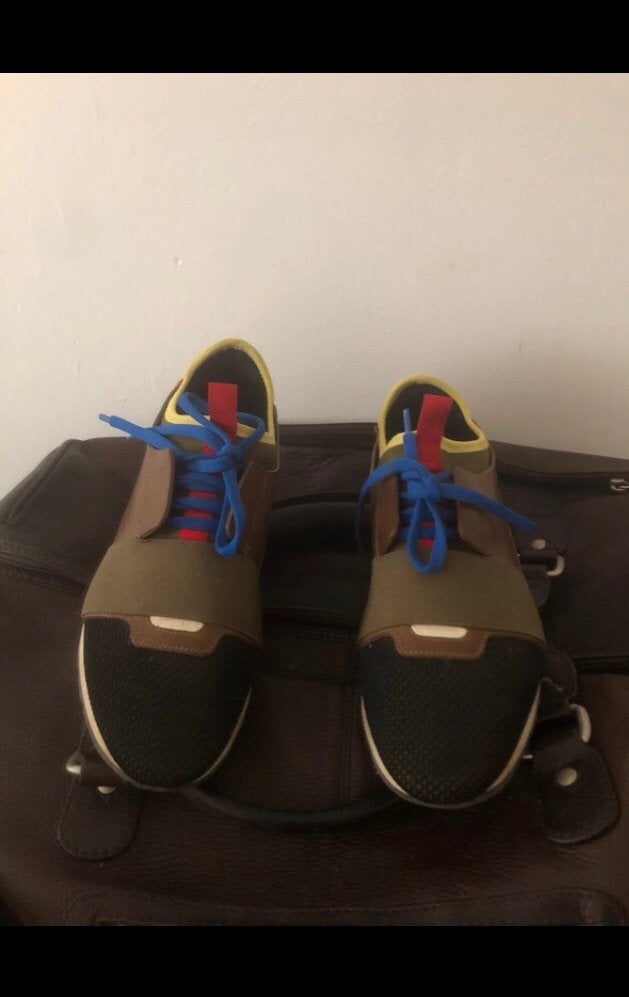 Balenciaga race runner sneakers, Verzenden, Zwart