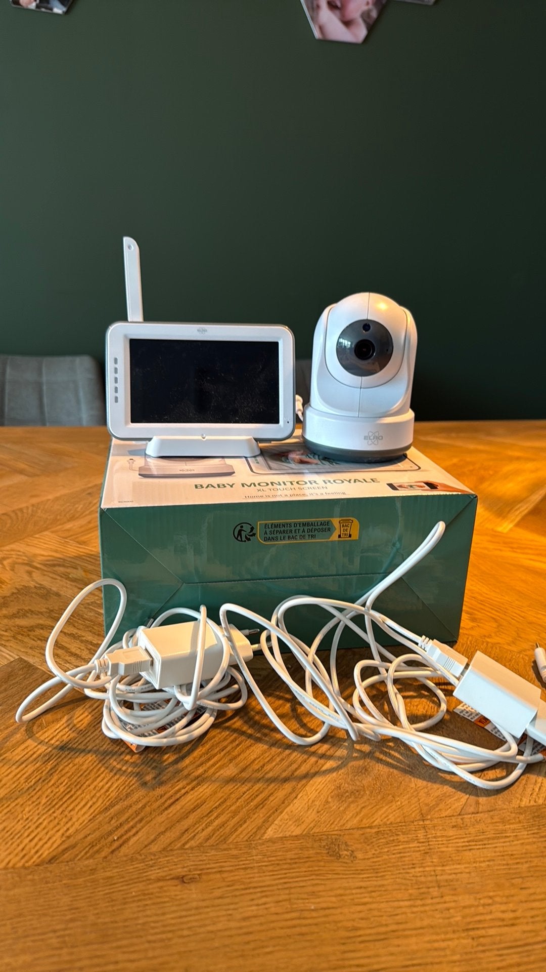 Zo goed als nieuw! Elro bc4000 babyfoon met touch screen, Ophalen of Verzenden, Zo goed als nieuw, 250 meter of meer, Camera
