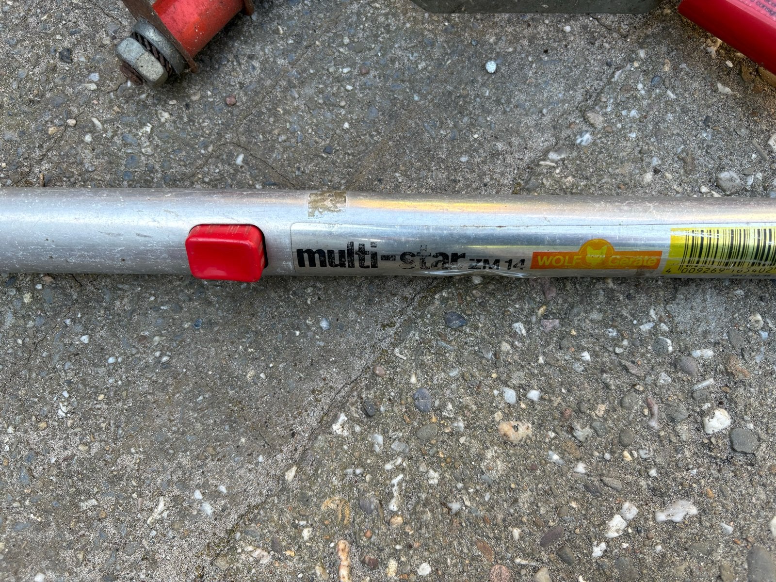 WOLF-Garten multi-star ZM14 steel hark en cultivator, Ophalen, Gebruikt, Hark