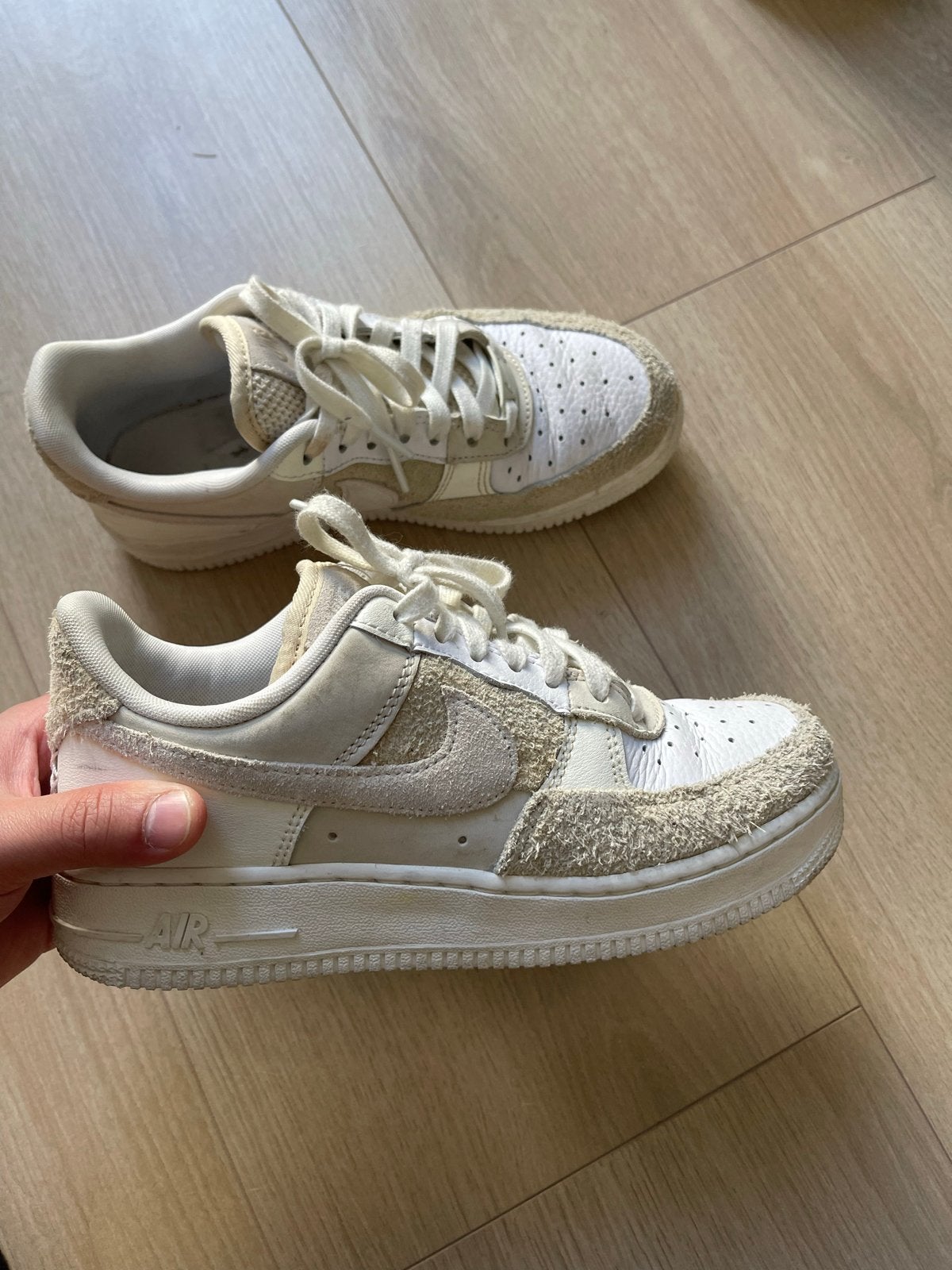 Nike Air Force 1 sneakers maat 37,5, Kleding | Dames, Schoenen, Ophalen of Verzenden, Zo goed als nieuw, Wit, Sneakers of Gympen