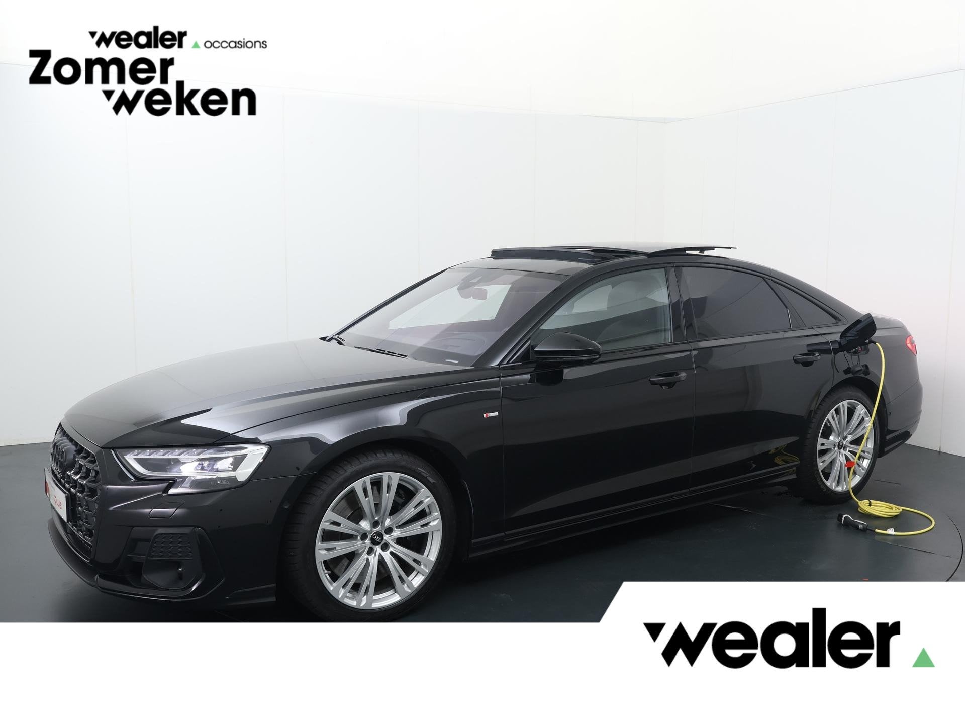 Audi A8 60 TFSI e quattro | 462 PK | SoH 89% | Panoramadak |, Auto's, 12 maanden, Gebruikt, 2995 cc, Zwart
