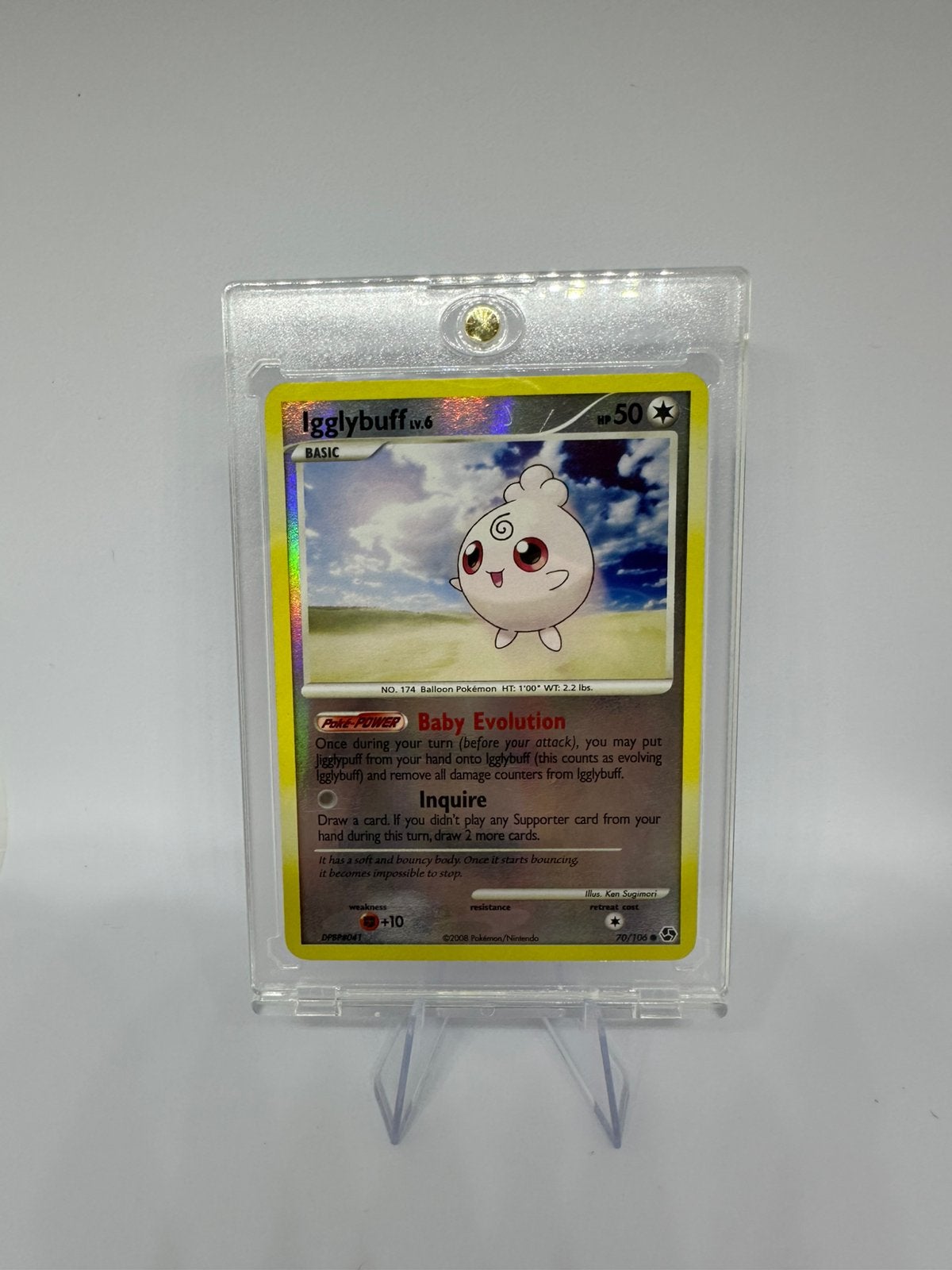 Igglybuff 70/106 Pokemon Great Encounters Reverse Holo, Ophalen of Verzenden