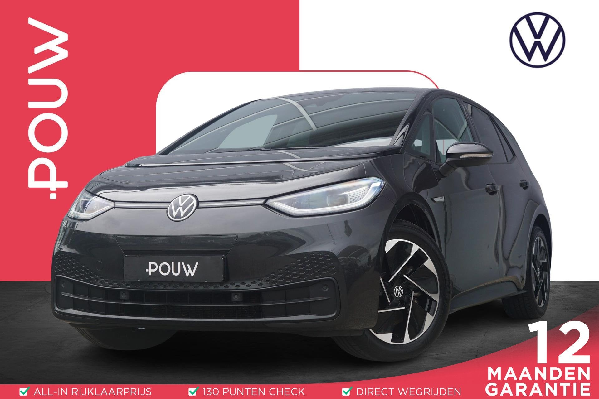 Volkswagen ID.3 204pk Pro 58 kWh | SoH 94% | Warmtepomp | Na