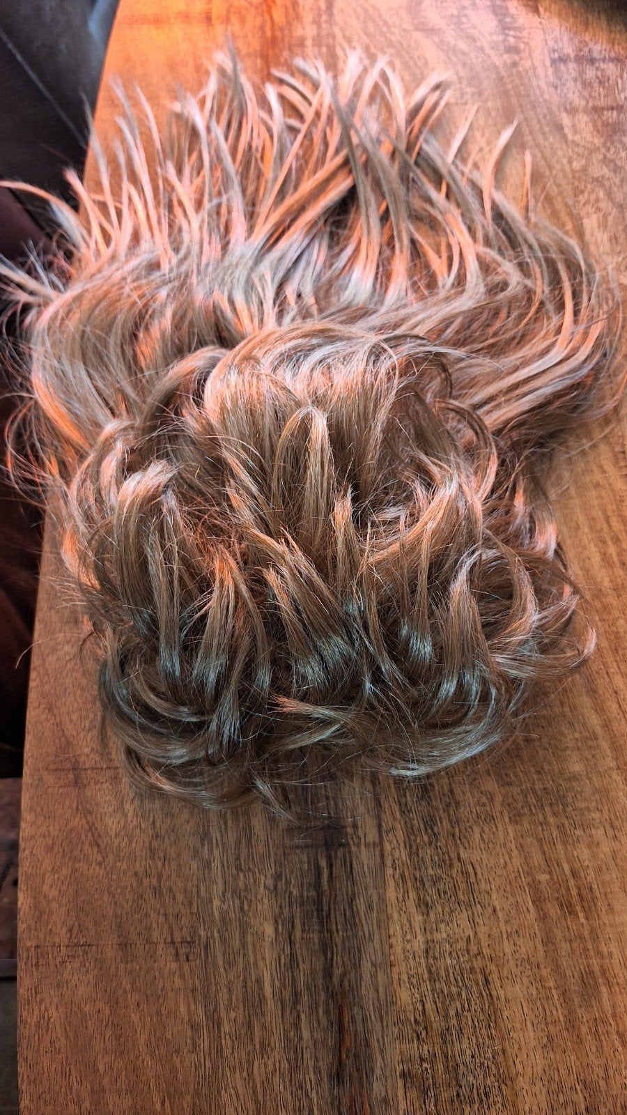 Blonde pruik - Zo goed als nieuw, Ophalen of Verzenden, Zo goed als nieuw, Pruik of Haarverlenging