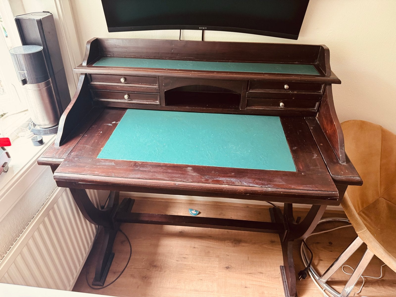 Bureau / antieke style secretaire, Ophalen, Gebruikt