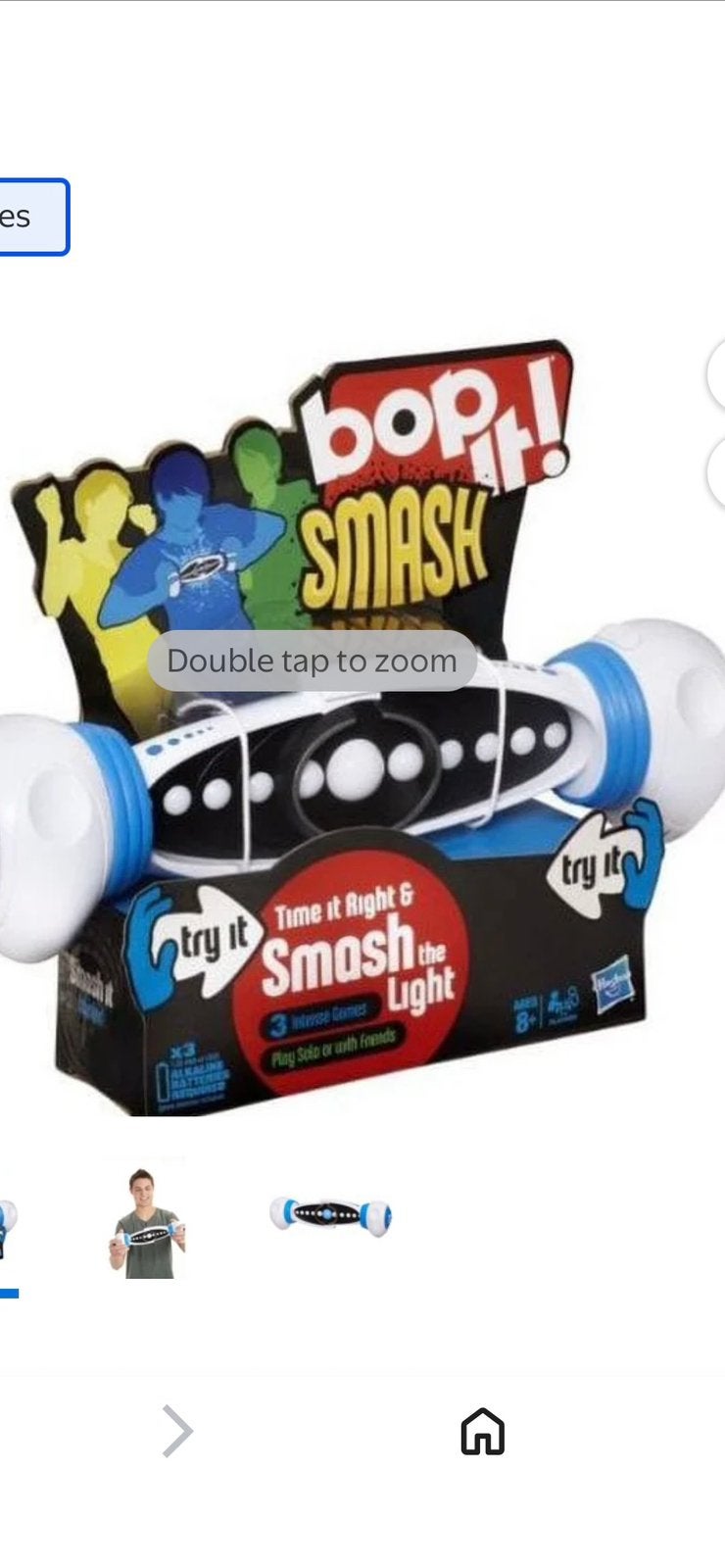 Hasbro, bob it smash it , elektron reflexspel 1-6 spelers, Ophalen, Gebruikt