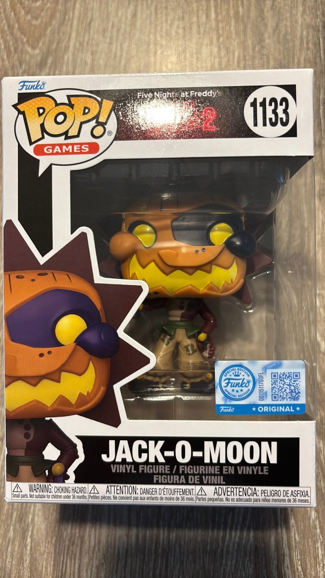 Funko - 1133 - FNAF - Jack-O-Moon, Ophalen of Verzenden, Zo goed als nieuw