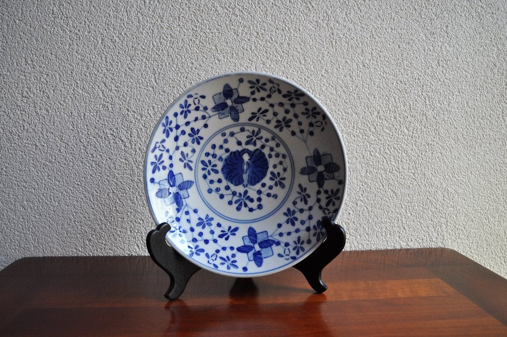 Chinese Schaal Bord Porselein Ming Stijl 20 cm, Ophalen of Verzenden