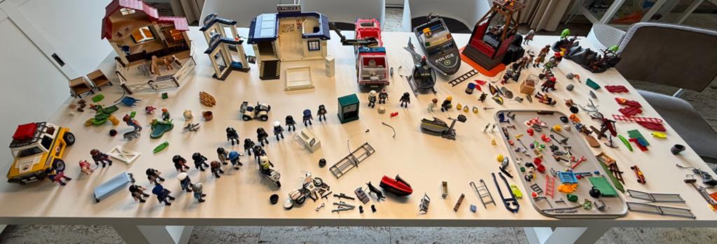 Uitgebreide playmobil collectie. TAB. Politie, brandweer ed, Ophalen, Gebruikt, Groter dan 1:32