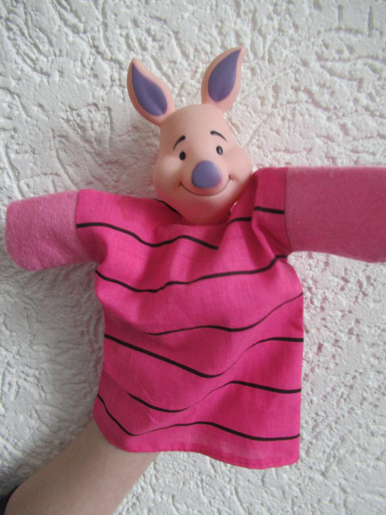 Disney handpop Knorretje, Ophalen of Verzenden, Winnie de Poeh of vrienden, Zo goed als nieuw, Overige typen
