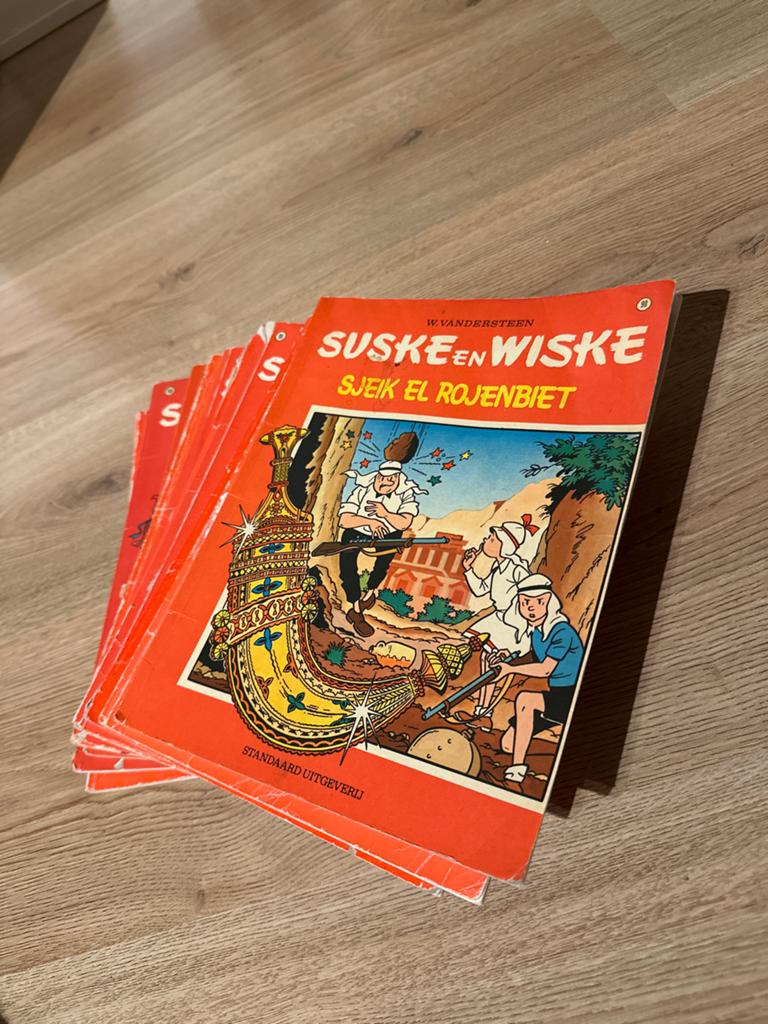 Vintage Suske en Wiske stripboeken jaren '70 en '80, Boeken, Stripboeken, Meerdere stripboeken, Ophalen of Verzenden, Gelezen