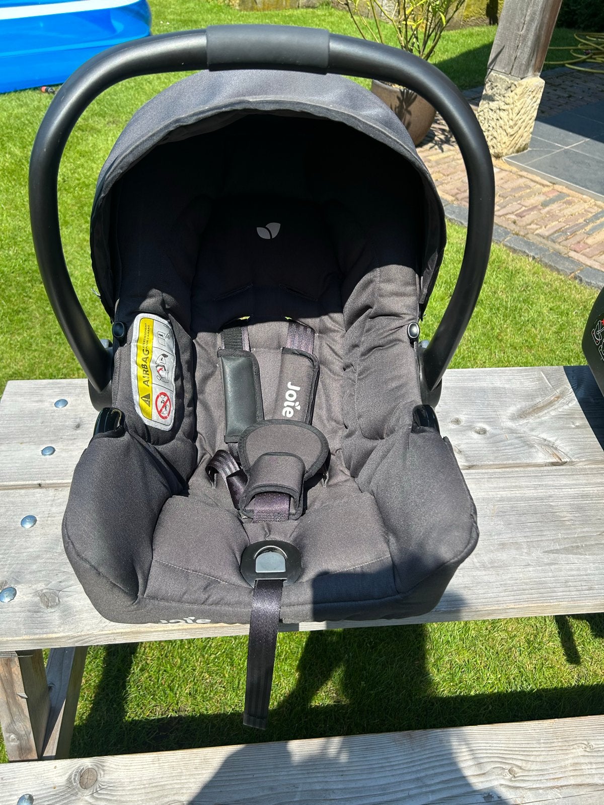 Joie autostoel met Isofix base, Kinderen en Baby's, Autostoeltjes, Gebruikt, Zijbescherming, Isofix, 0 t/m 13 kg