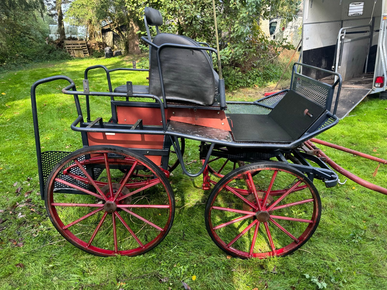 Marathon wagen, Gebruikt, Marathonwagen, Paard of Pony, Gesloten