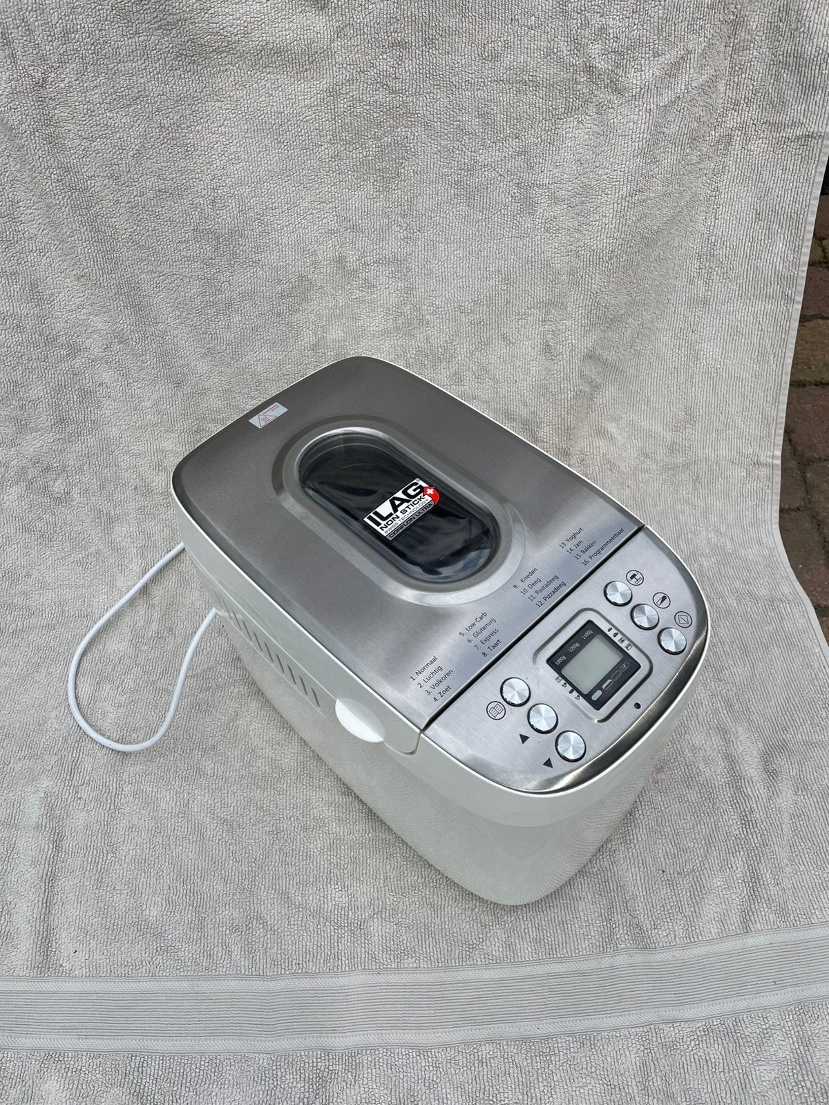 Silvercrest broodbakmachine goede staat, Witgoed en Apparatuur, Broodbakmachines, 1600 gram deeg of meer, Ophalen, Nieuw, Met timer