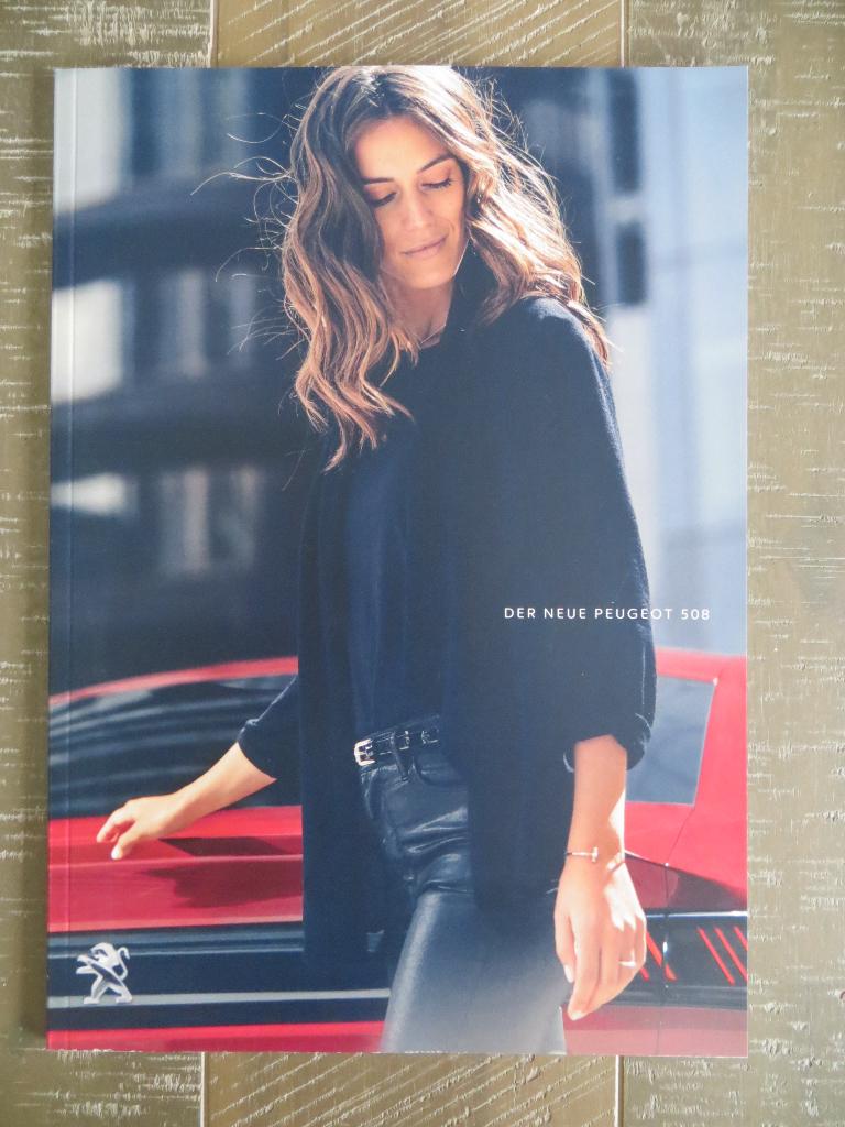 Brochure folder Peugeot 508, Ophalen of Verzenden, Zo goed als nieuw, Peugeot