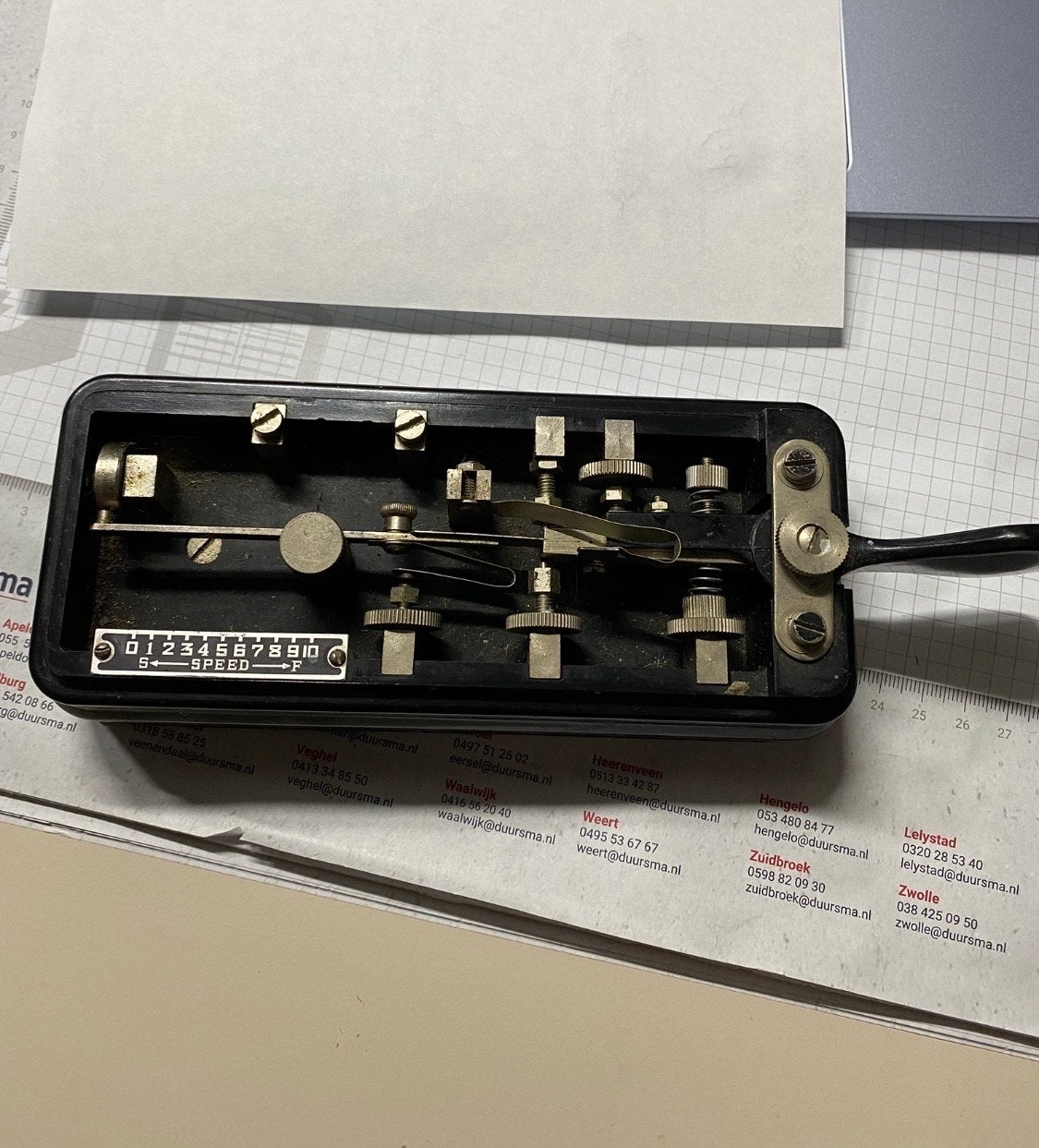 Hi-MOUND BK-100 Morse Code Sleutel, Ophalen of Verzenden, Zo goed als nieuw, Zender en Ontvanger