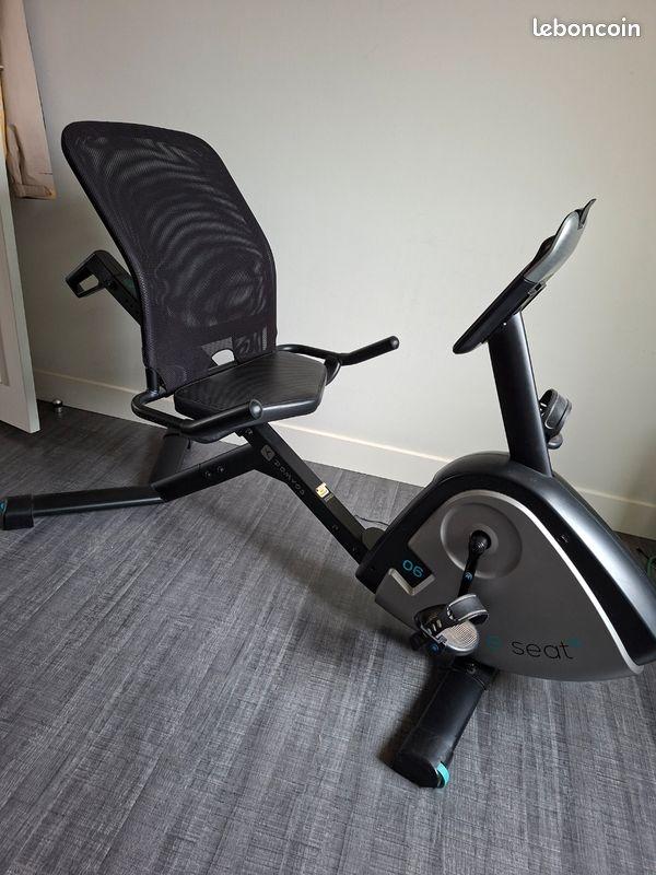 Domyos EB Seat Hometrainer met rugleuning, Gebruikt, Ophalen of Verzenden, Metaal, Benen