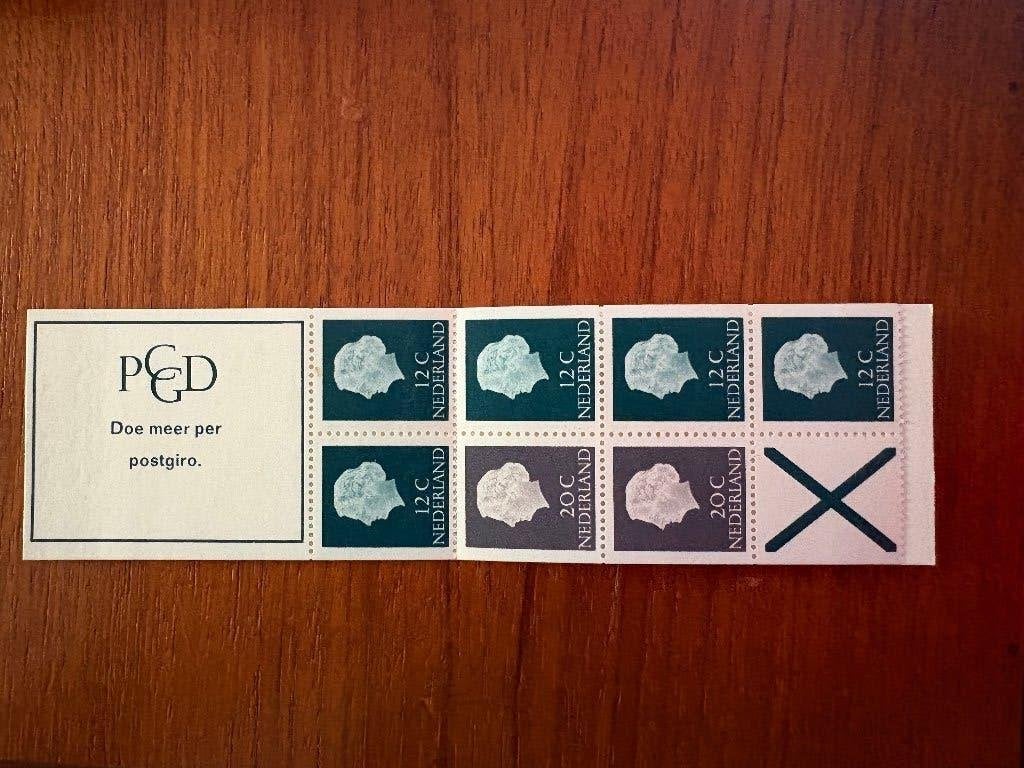 Postzegelboekje 1967 met Juliana 2 x 20 Cent en 5 x 12 Cent, Ophalen of Verzenden, Na 1940, Postfris
