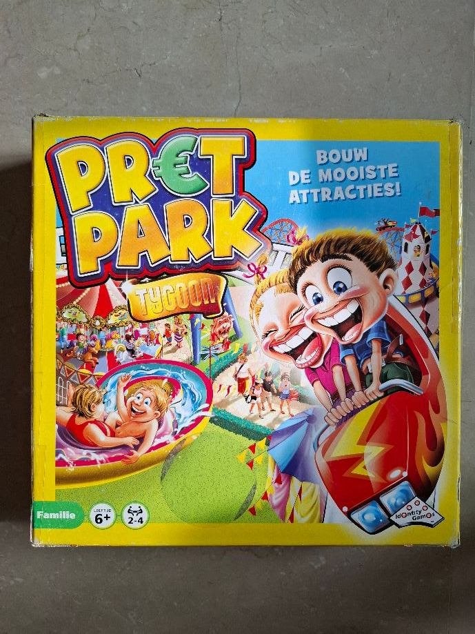 Pretpark, bordspel, Een of twee spelers, Ophalen of Verzenden, Zo goed als nieuw, Identity Games