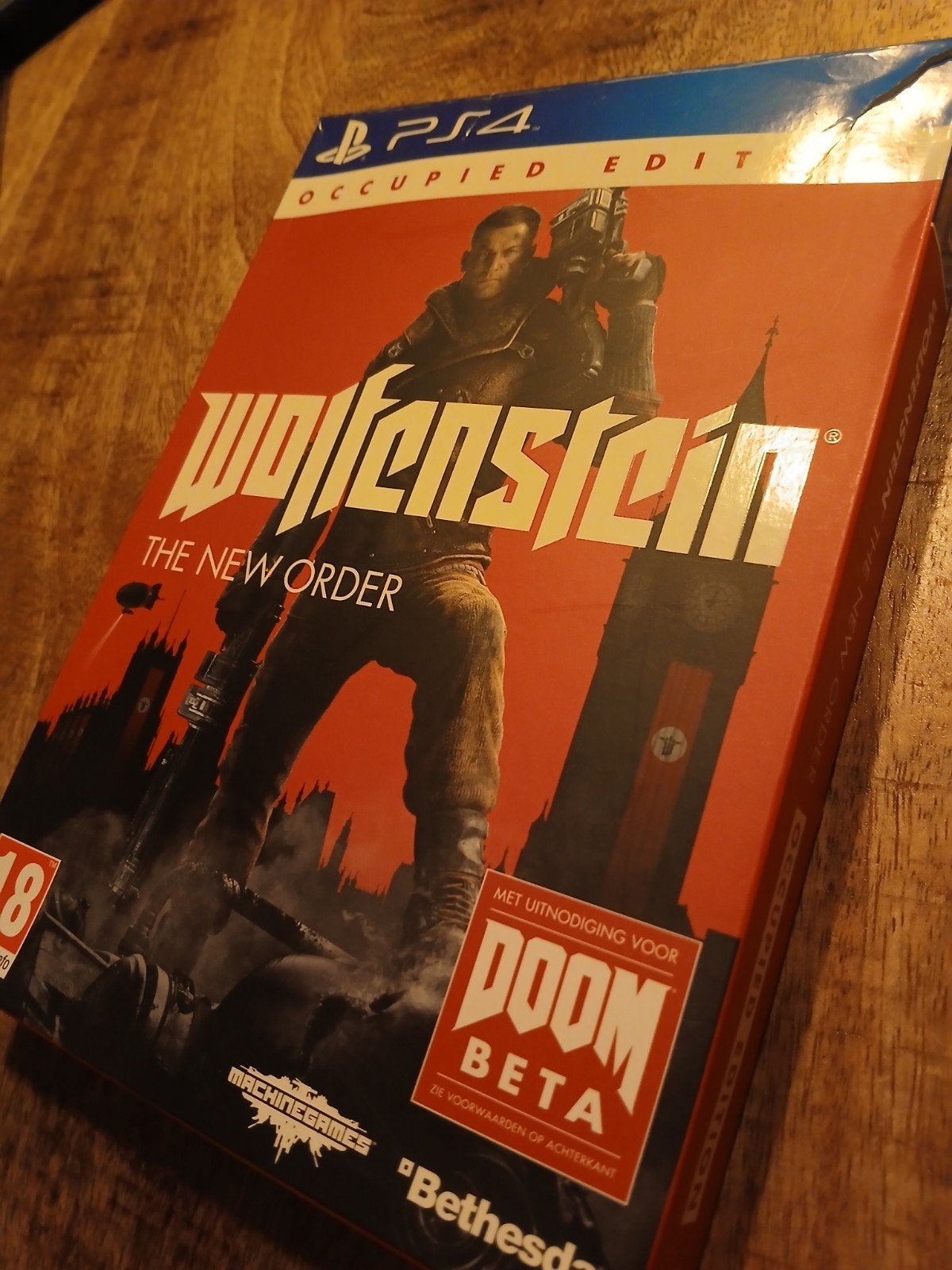 Wolfenstein The New Order Occupied Edition PS4 – compleet, Spelcomputers en Games, Games | Sony PlayStation 4, Gebruikt, Vanaf 18 jaar