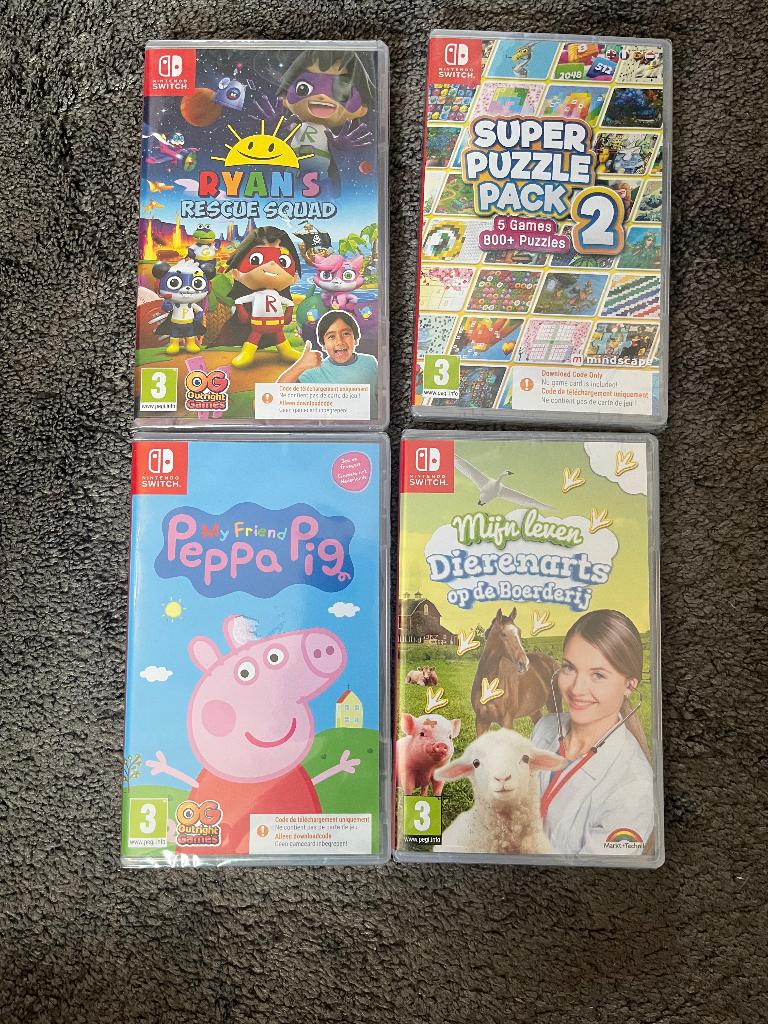 Nintendo switch spellen, Spelcomputers en Games, Games | Nintendo Switch, 3 spelers of meer, Ophalen of Verzenden, Nieuw, Vanaf 3 jaar