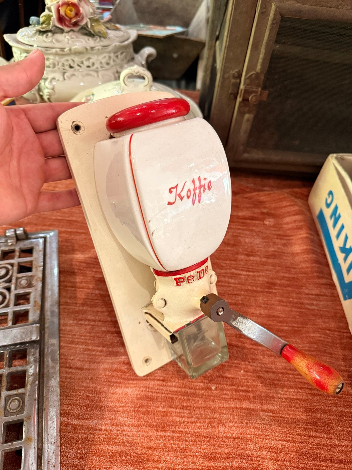 Vintage Pe De Koffiemolen - Wandmodel, Ophalen of Verzenden