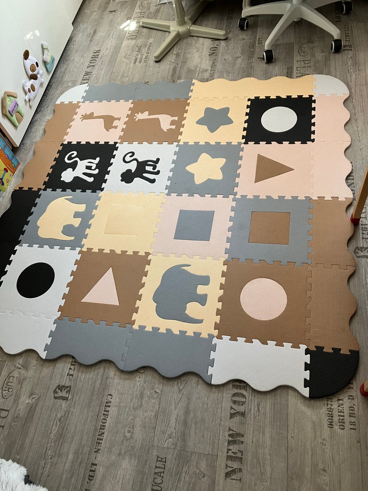 ZiaYunior Speelmat Puzzelmat 150x150cm, Ophalen of Verzenden, Zo goed als nieuw, Speelkleed