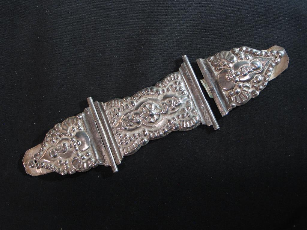 Bijbelslot antiek zilver Meppel J. Jonker. 2176, Antiek en Kunst, Antiek | Goud en Zilver, Ophalen of Verzenden, Zilver