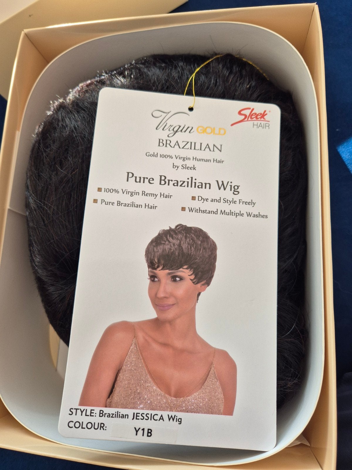 Virgin Gold Braziliaanse Pruik - Jessica Stijl - Nieuw, Virgin Gold by Sleek, Ophalen of Verzenden, Nieuw