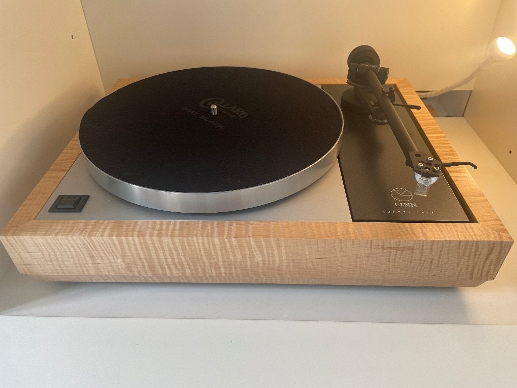 Linn LP12 Akurate Exclusieve Woodsong plint – HE draaitafel, Audio, Tv en Foto, Platenspelers, Ophalen, Zo goed als nieuw, Platenspeler