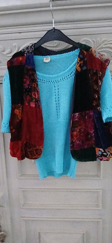 Vintage gilet, Ophalen of Verzenden, Gedragen, Maat 36 (S), Zonder mouw