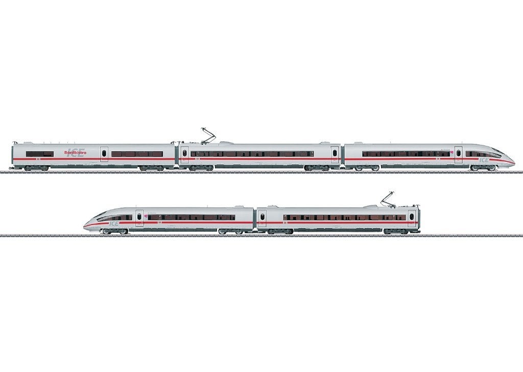 Märklin 37788 + 43735 – 8-delige ICE 3mfx Full Sound + LED, Ophalen, Wisselstroom, Treinset, Zo goed als nieuw