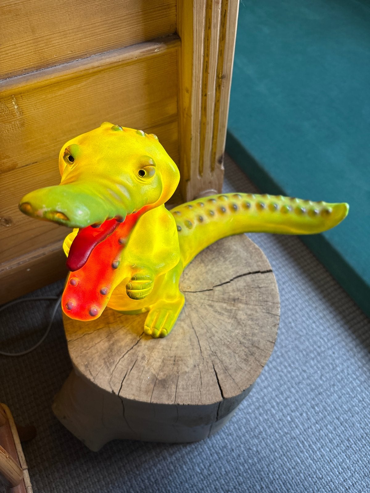 Heico Vintage Krokodil Lamp, Ophalen of Verzenden