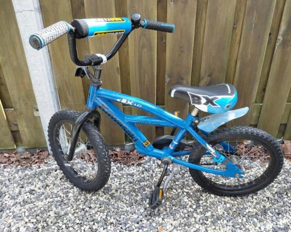 Kinderfiets 16 inch, Ophalen, Gebruikt, Staal, 16 tot 20 inch