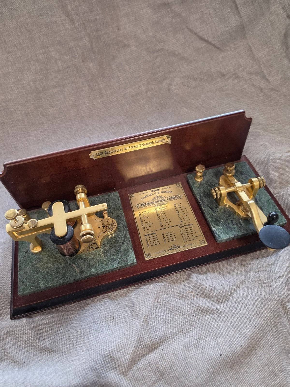 150e Jubileum Gold Rush Telegraaf Station Replica, Antiek en Kunst, Ophalen